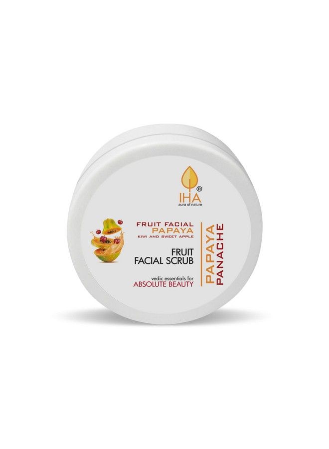 Papaya Panache Facial Scrub Herbal Fruit Face Scrub Tan Removal Exfoliation And Depigmentation For Glowing Skin Skin Moisturising Face Scrub For Women Normal To Dry Skin 500G