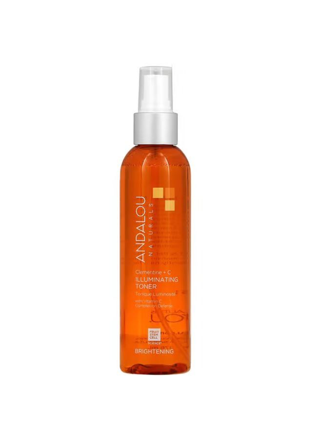 Andalou Naturals, Illuminating Toner, Clementine + C, Brightening, 6 fl oz (178 ml)