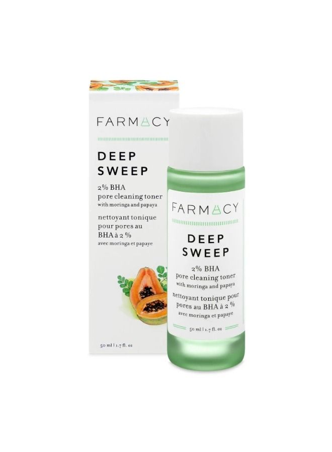 Beauty Deep Sweep 2% BHA Pore Cleaning Toner with Moringa + Papaya 50ml