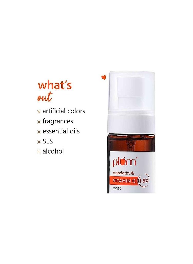 Plum 1.5% Vitamin C Toner with Mandarin for Glowing Skin