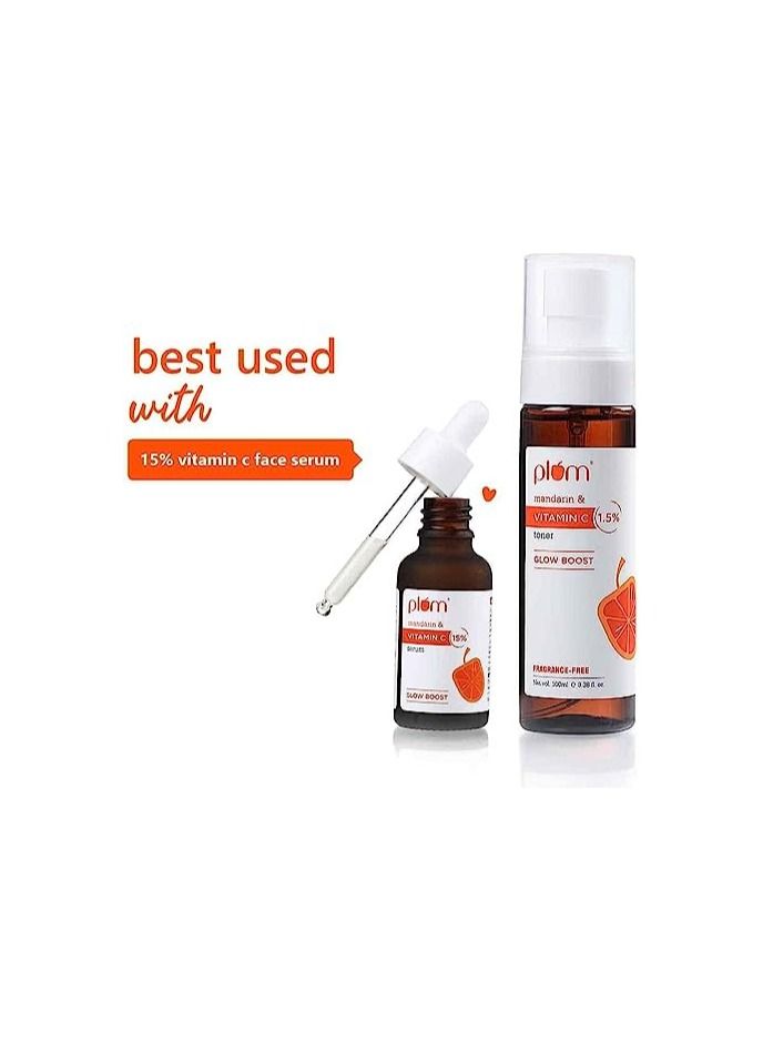 Plum 1.5% Vitamin C Toner with Mandarin for Glowing Skin