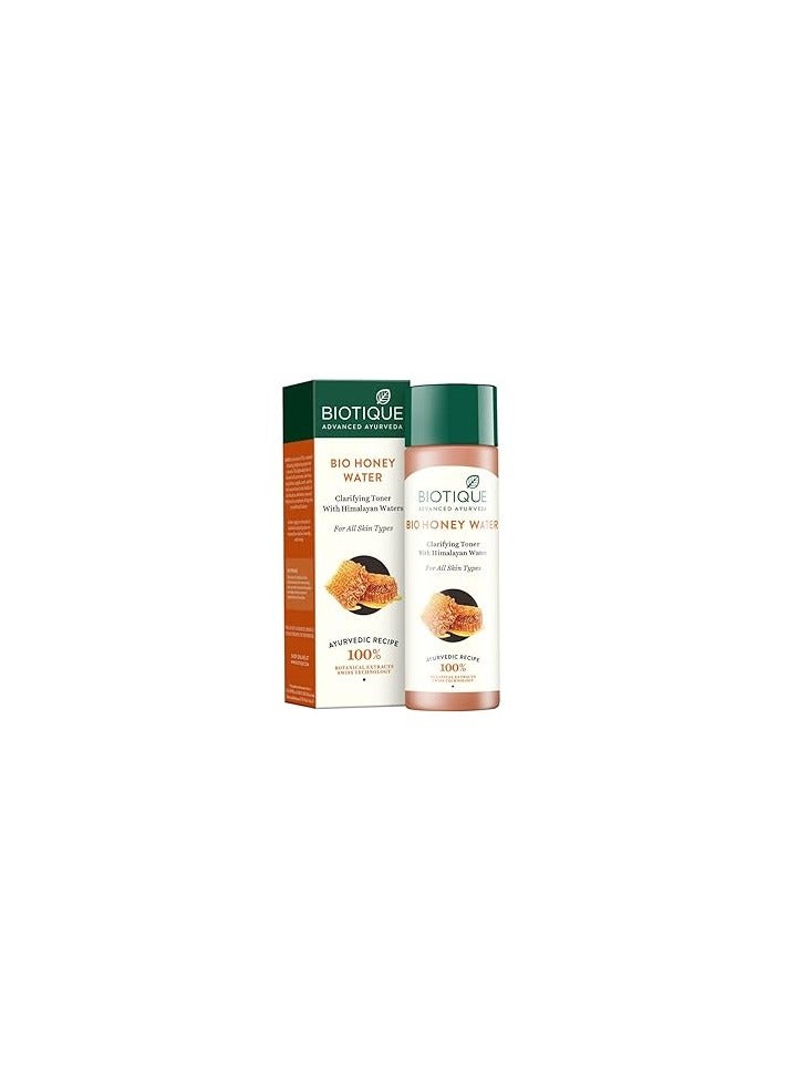 Biotique Bio Honey Water Clarifying Toner And Biotique Bio Dandelion Visibly Ageless Serum