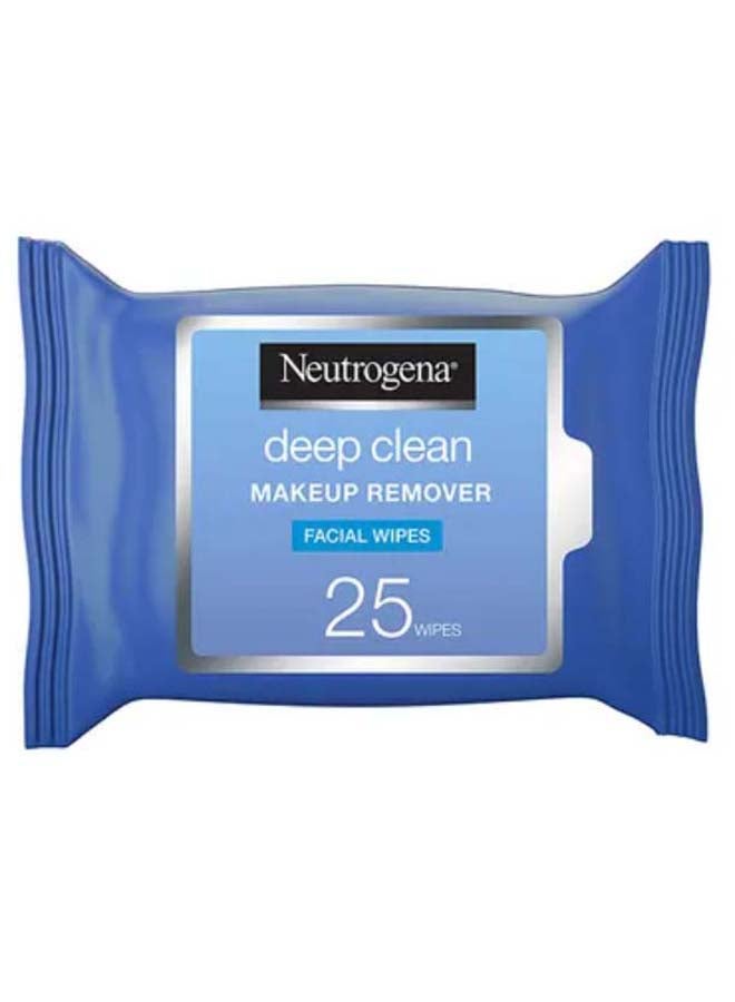 25-Piece Deep Clean Makeup Remover Facial Wipes