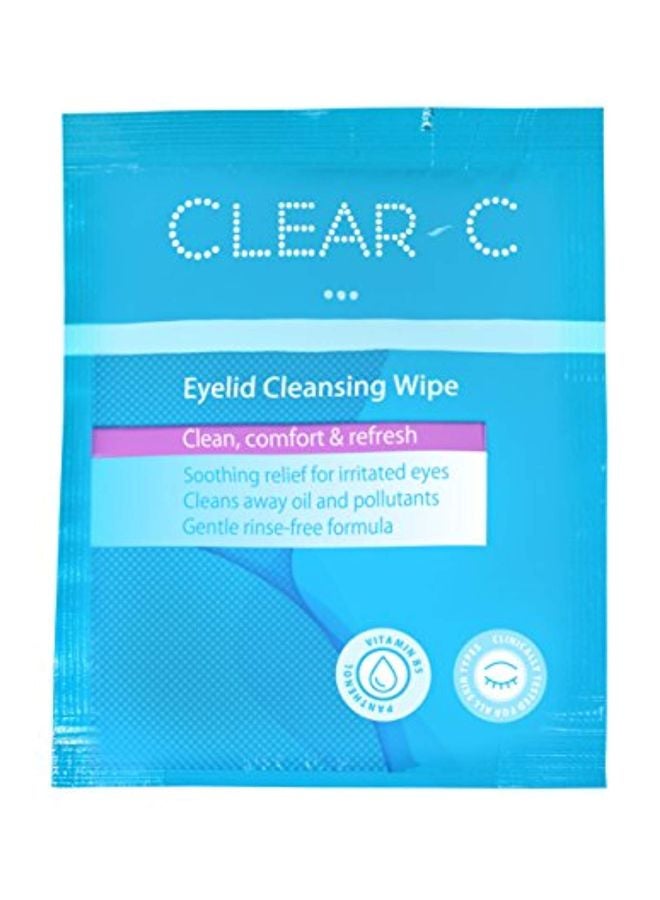 Pack Of 3 Clear C Eyelid Cleansing Wipes