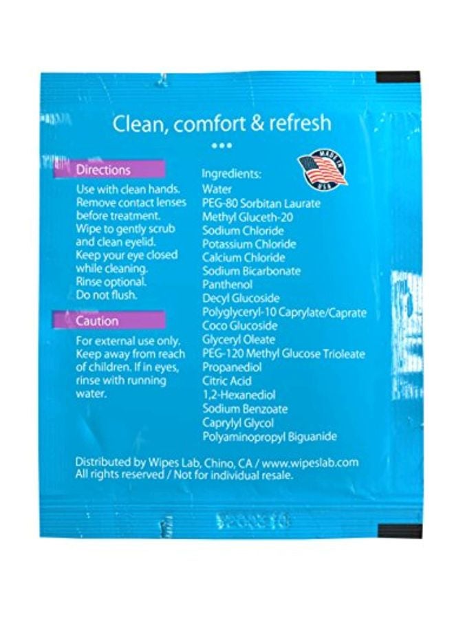 Pack Of 3 Clear C Eyelid Cleansing Wipes