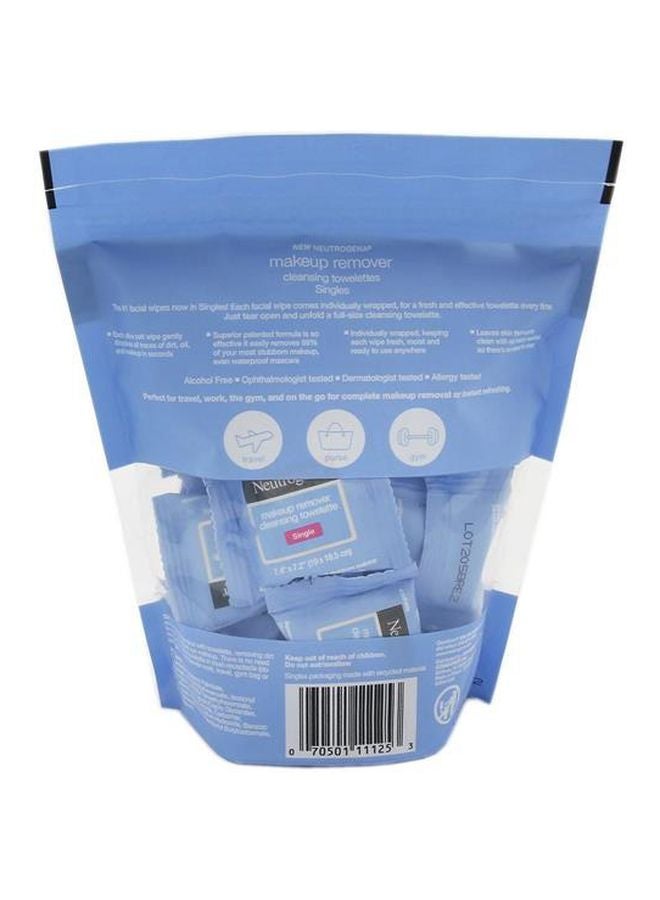 Pack Of 2 Singles Makeup Remover Cleansing Towelette 7.4x7.2inch