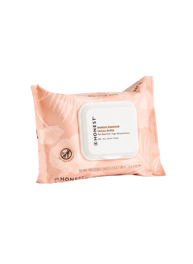 Onest Beauty Makeup Remover Facial Wipes ; Ewg Verified Plantbased Hypoallergenic ; 30 Count