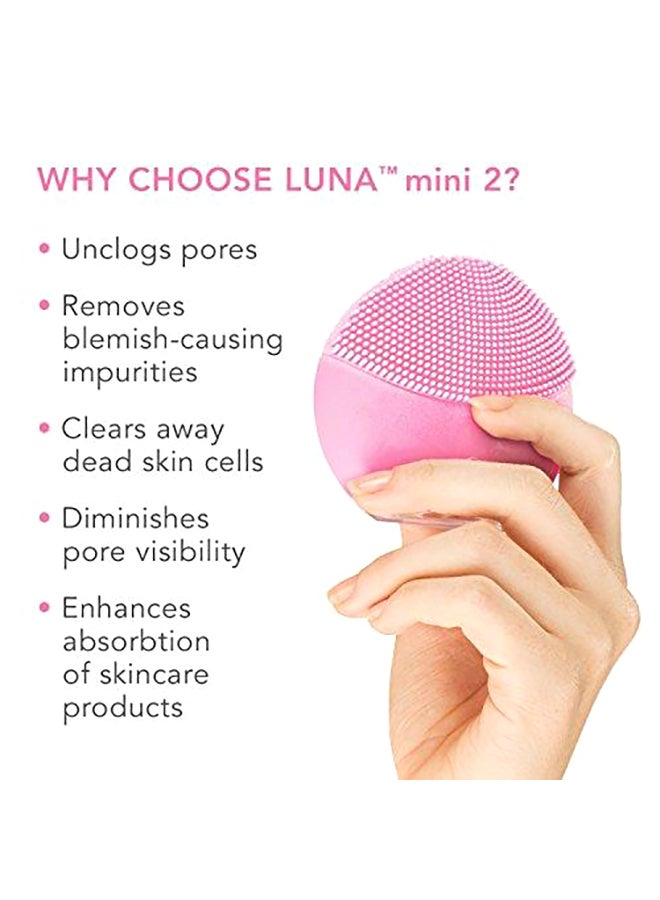 Luna Mini 2 Facial Cleansing Brush Pearl Pink