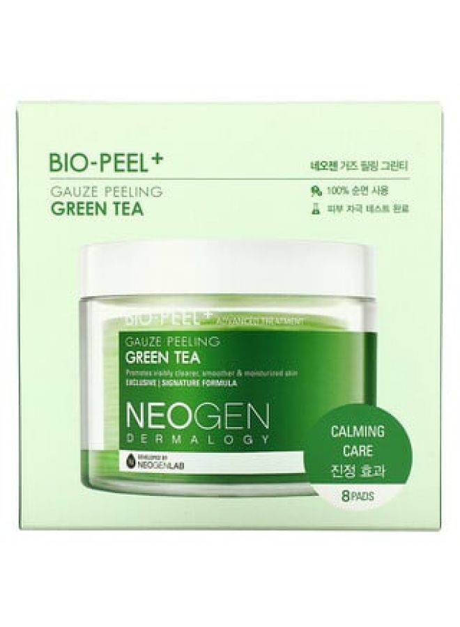 Neogen Bio-Peel+ Gauze Peeling Green Tea 8 Pads 0.32 fl oz