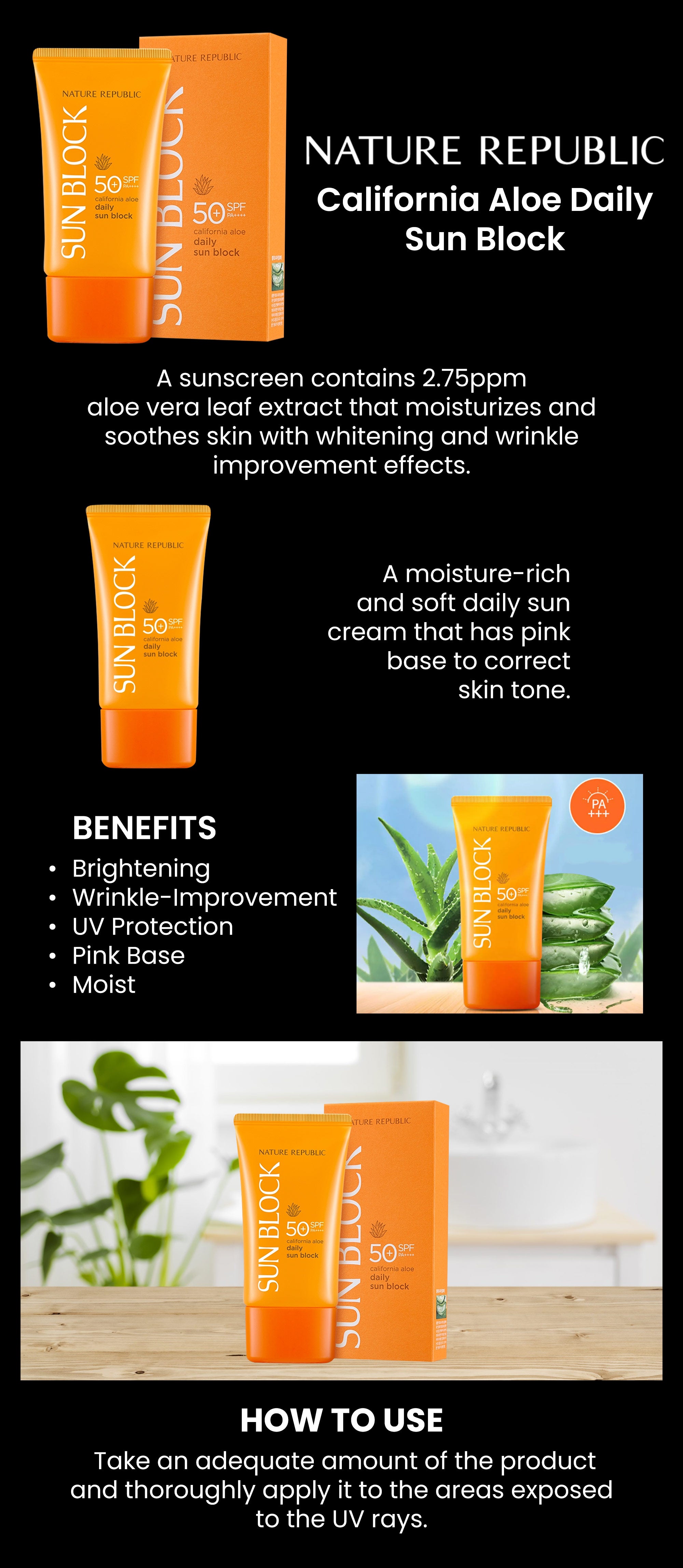 California Aloe Daily Sunblock 57ml