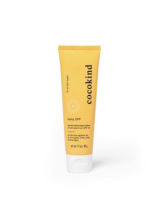 Daily Spf Face Sunscreen Mineral Sunscreen With Zinc Oxide Unscented Reef Safe Sunscreen With Spf 32 Protection