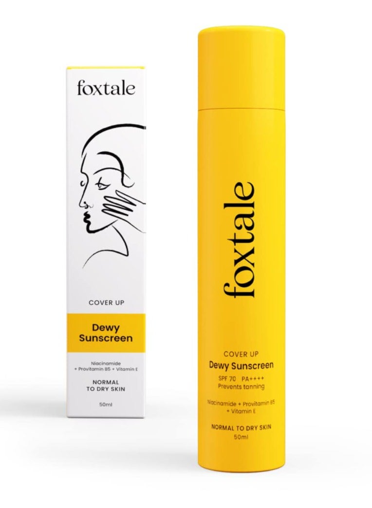 Foxtale Niacinamide Dewy Sunscreen SPF 70 50ml