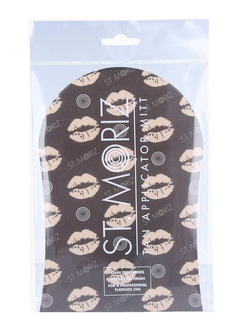 Self Tanner Applicator Mitt Black/Beige