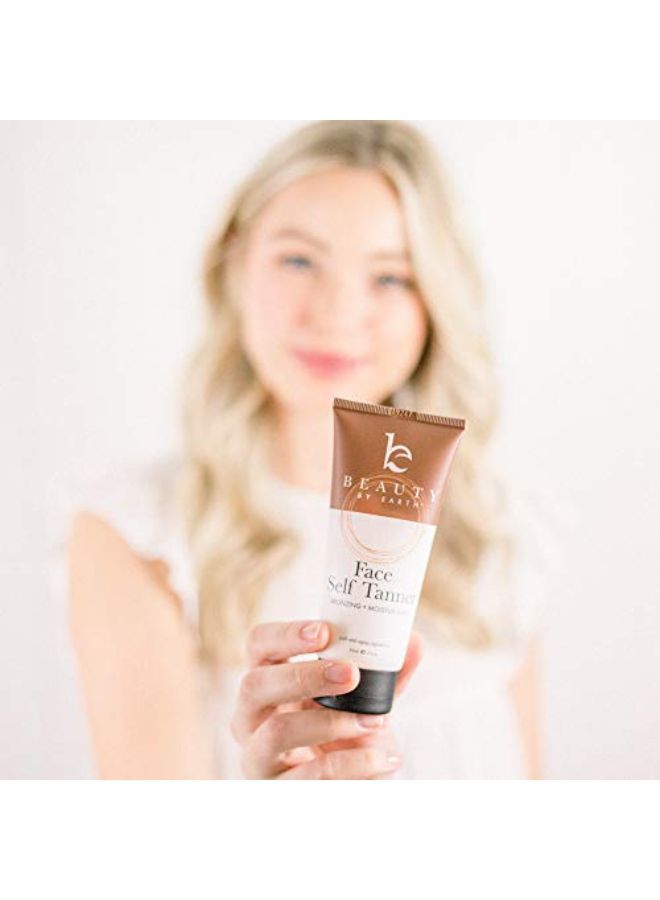 Face Self Tanner Tanning Lotion - Fair To Medium Self Tanning Lotion Fake Tan, Tanning Lotion Self Tanner Face Tanner, Sunless Tanner For Face, Buildable Natural Glow, Self Tan Sunless Tanning Lotion