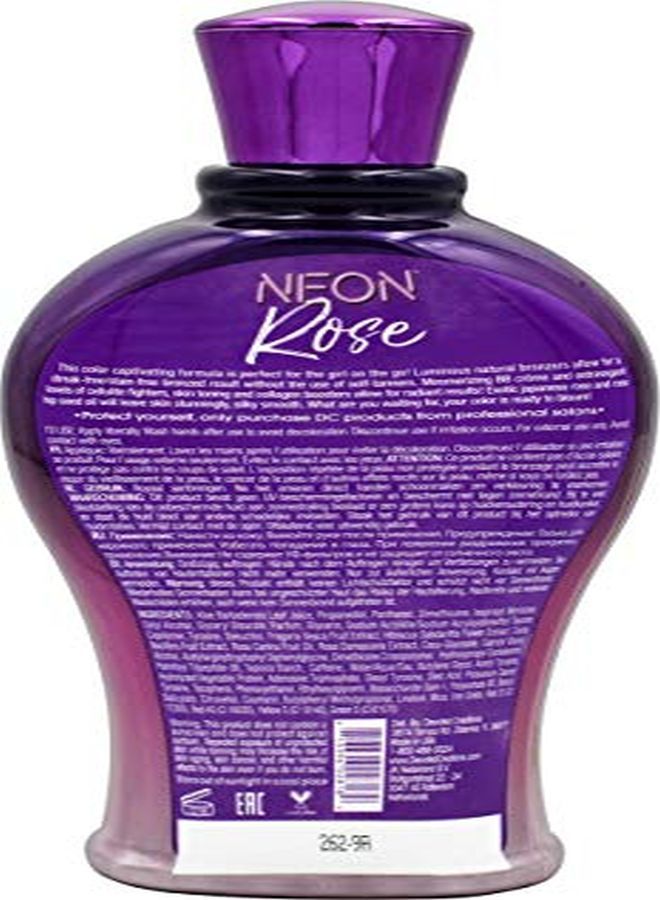 Neon Rose Tanning Lotion With Natural Bronzers 12.25 Oz