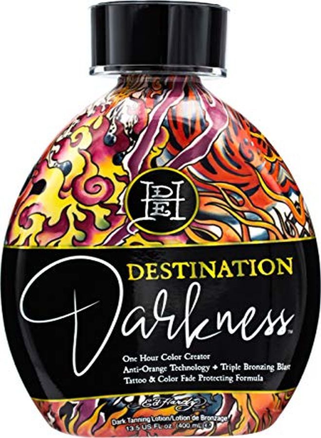 Tanning Destination Darkness One Hour Color Creator AntiOrange Dark Tanning Lotion 13.5 Oz.