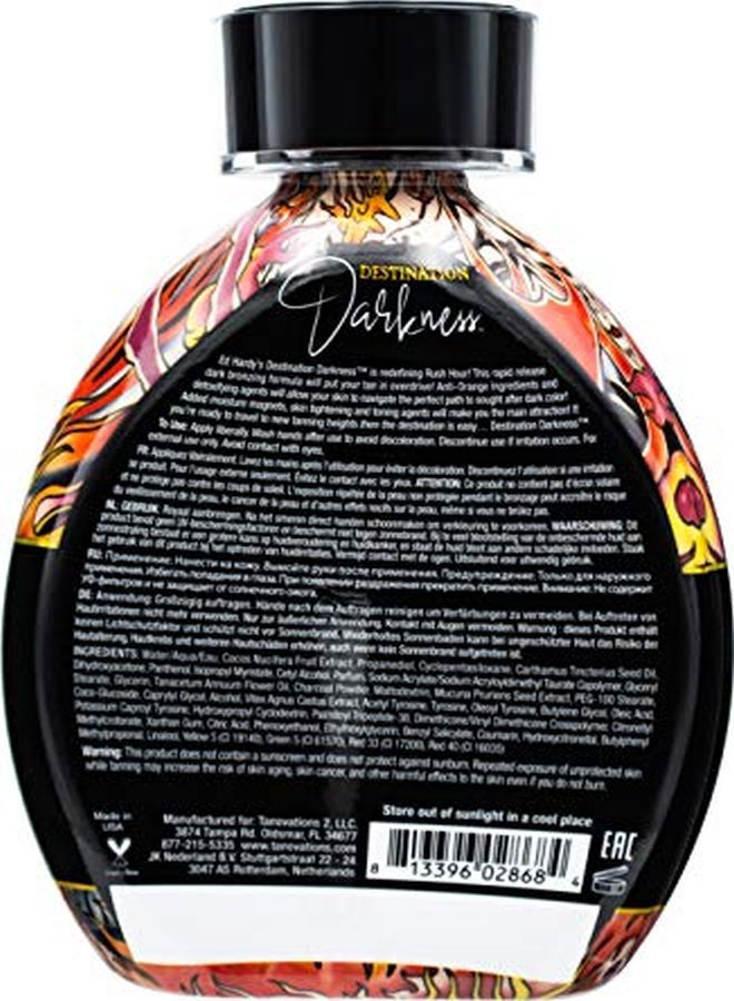 Tanning Destination Darkness One Hour Color Creator AntiOrange Dark Tanning Lotion 13.5 Oz.