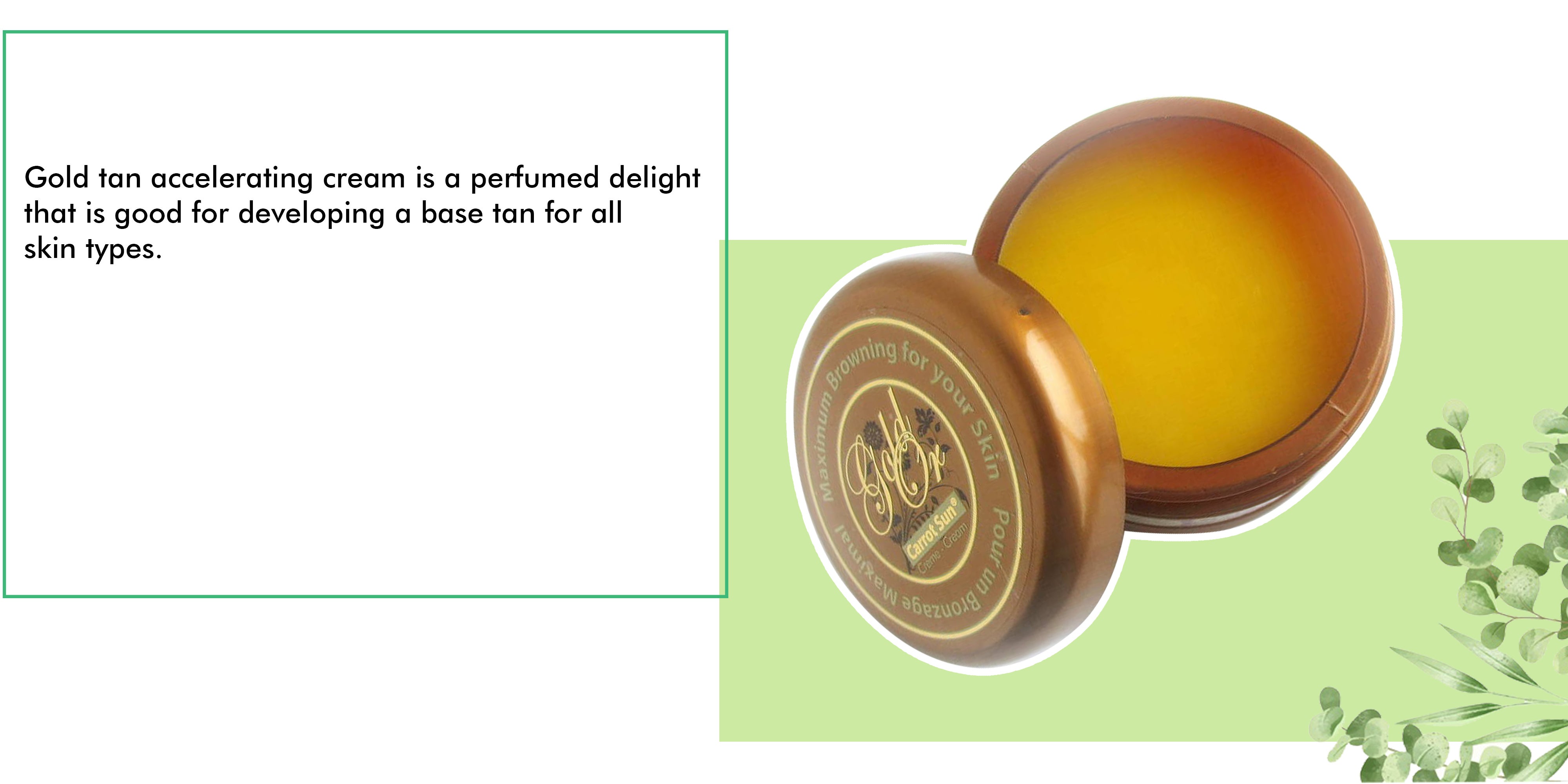 Gold Sun Tan Cream 350ml