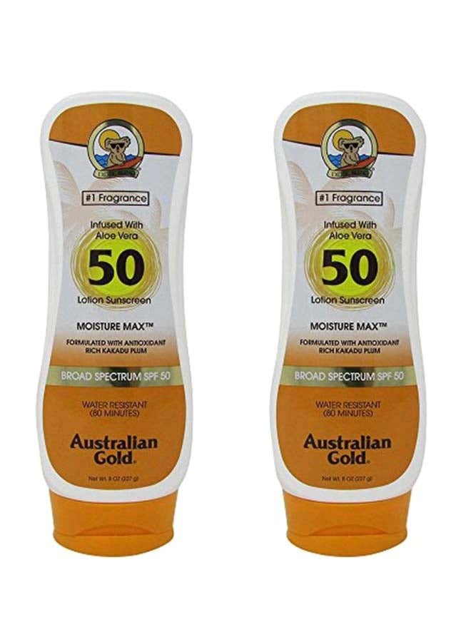 2-Piece Moisture Max Lotion Sunscreen SPF 50 Set 227grams