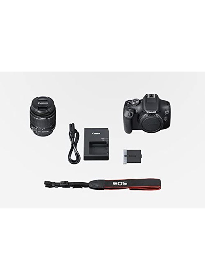 EOS 2000D DSLR Camera With 18-55 DC Lens 24.1 MP APS-C Sensor Optical Viewfinder