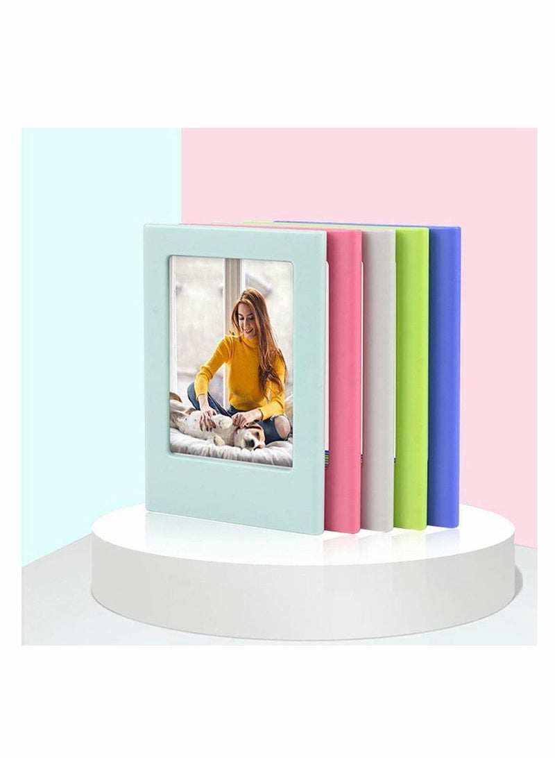 Magnetic Photo Picture Frame, 10 Pcs DIY Mini Table Fridge Frame for Office Cabinet Locker