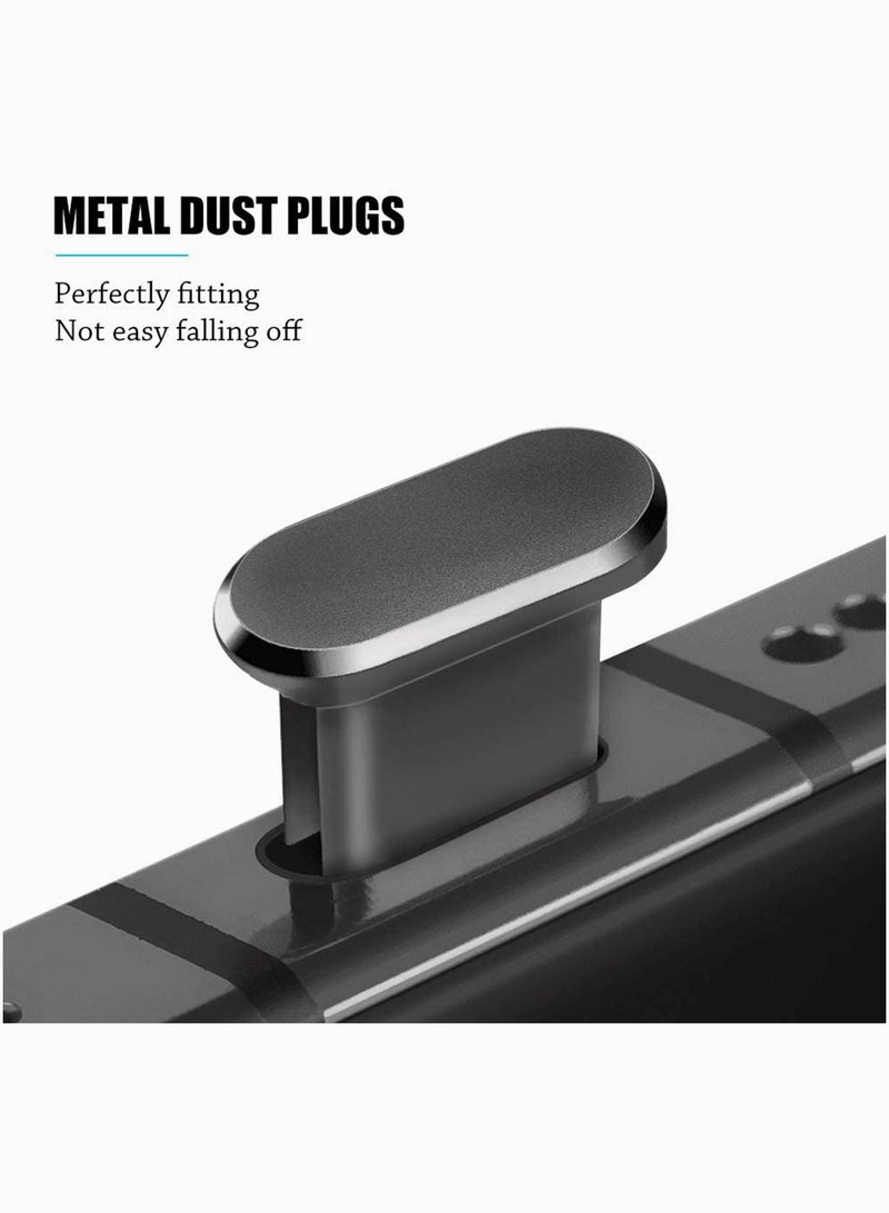 Dust Plug, Metal Anti Type C Charging Port Plug Protector Caps for Samsung Galaxy S20, Note 20, All Type-c Devices, with Cap Plugs Protectors, 2 Pack