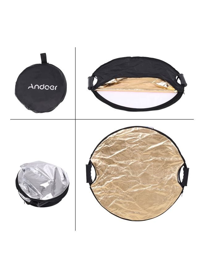 5-In-1 Photography Collapsible Lighting Reflector Multicolour