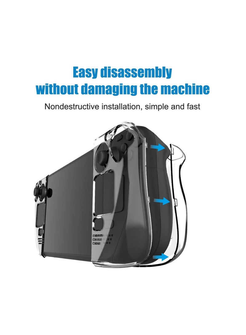 Clear Protective Case for Valve Steam Deck Crystal Pc Hard Dustproof And Drop-proof All Round Protection