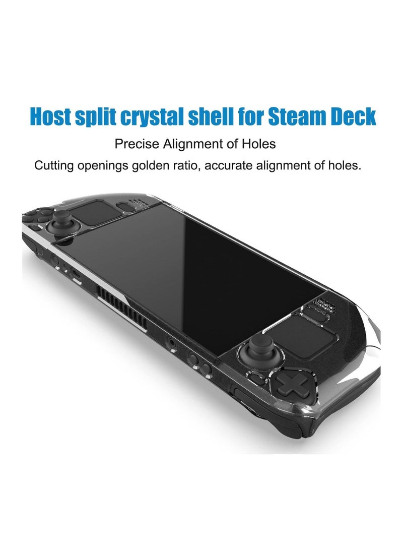 Clear Protective Case for Valve Steam Deck Crystal Pc Hard Dustproof And Drop-proof All Round Protection