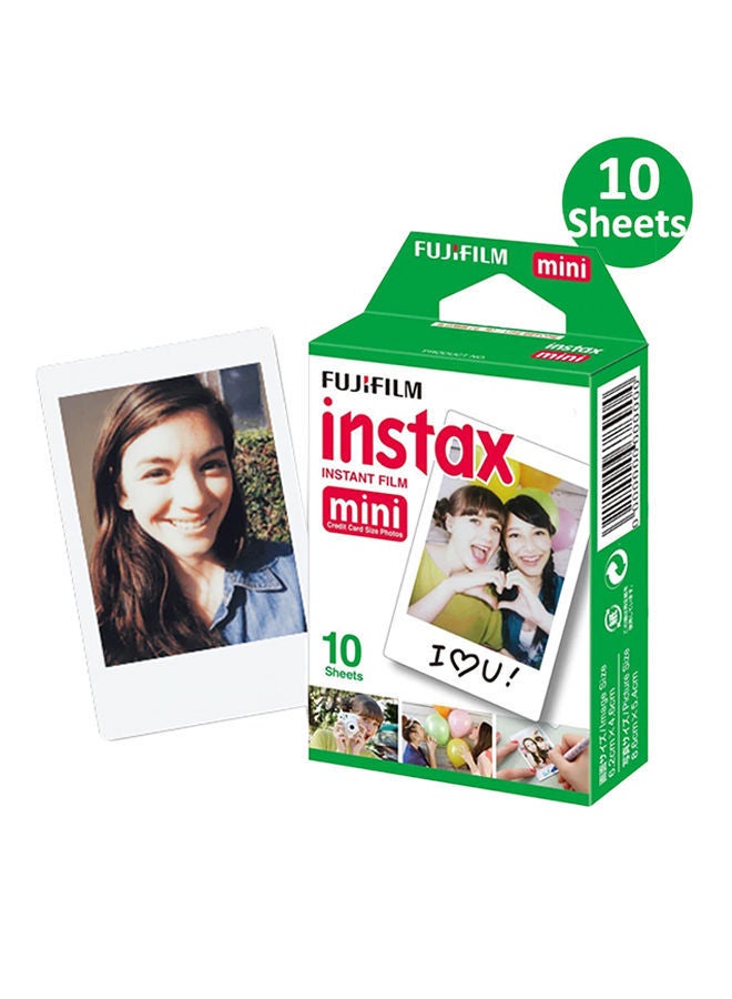 Pack Of 10 Instax 7s Mini-Film White