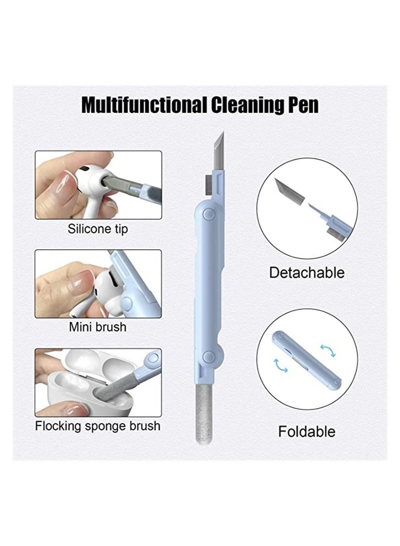 Keyboard Cleaner, 7 in 1 Electronic Cleaner Kit, 3 Cleaning Pen with Brush, for Keyboard, Phone, Computer, Laptop, Screen, Pc Monitor, Earbud, Tablet, Tv, Earphones