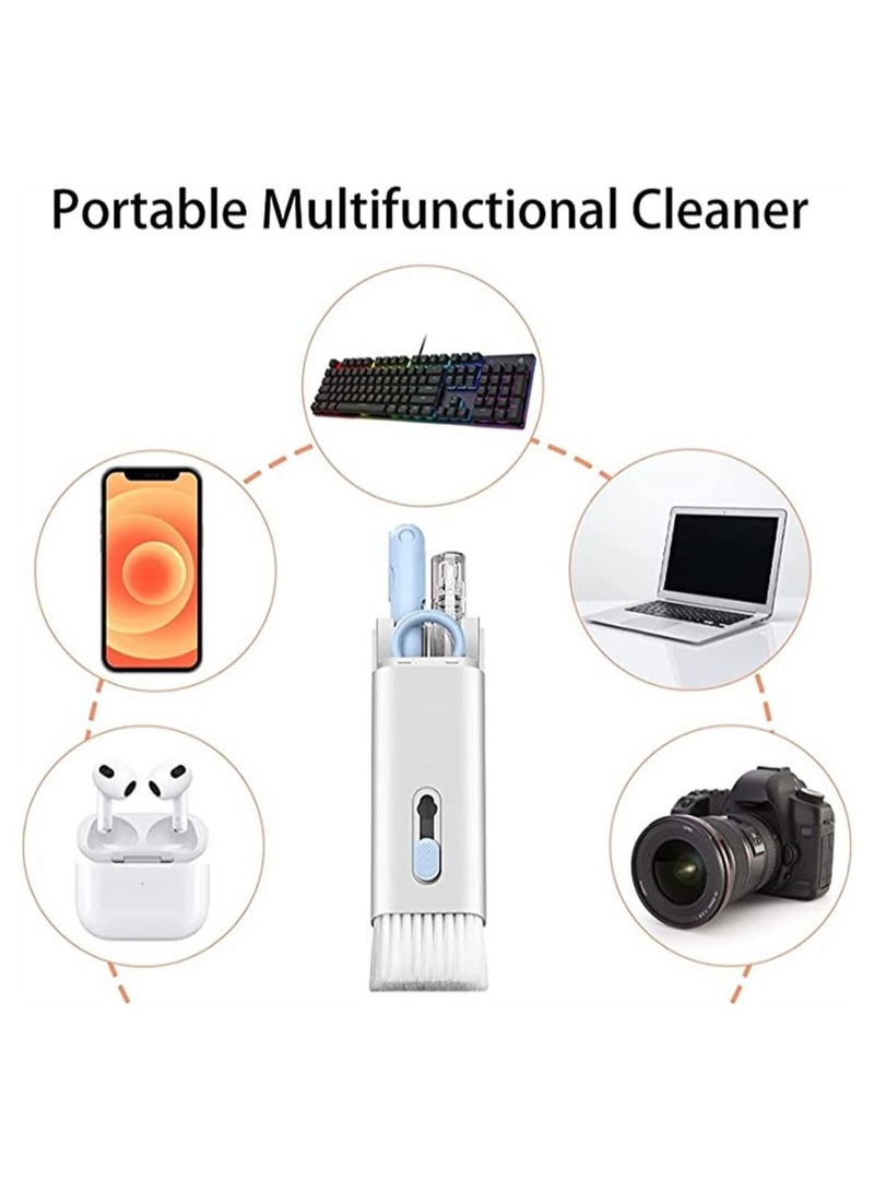 Keyboard Cleaner, 7 in 1 Electronic Cleaner Kit, 3 Cleaning Pen with Brush, for Keyboard, Phone, Computer, Laptop, Screen, Pc Monitor, Earbud, Tablet, Tv, Earphones