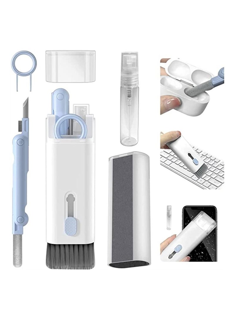 Keyboard Cleaner, 7 in 1 Electronic Cleaner Kit, 3 Cleaning Pen with Brush, for Keyboard, Phone, Computer, Laptop, Screen, Pc Monitor, Earbud, Tablet, Tv, Earphones