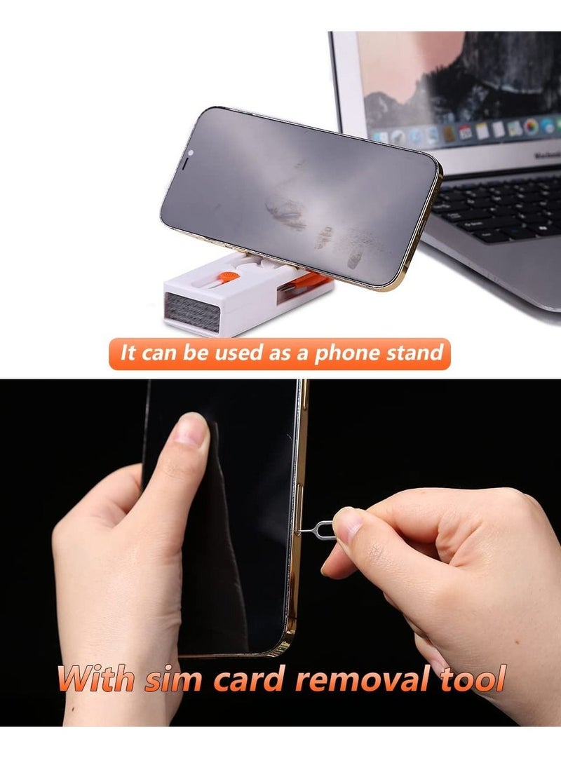 Keyboard Cleaning Brush Kit 11 in 1 Electronics Set Multi Cleaner Tool Multi-Function for Phone Camera Lens Computer with 3ml Mist Spray New Compact Design