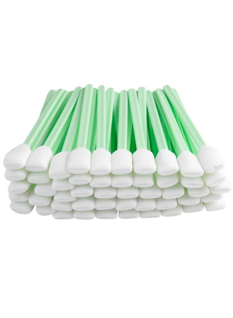 SYOSI Foam Cleaning Swabs, Lint-Free Swabs Tips Sponge Stick for Inkjet Printer, Camera, Optical Lens, and Electronics (100pcs)