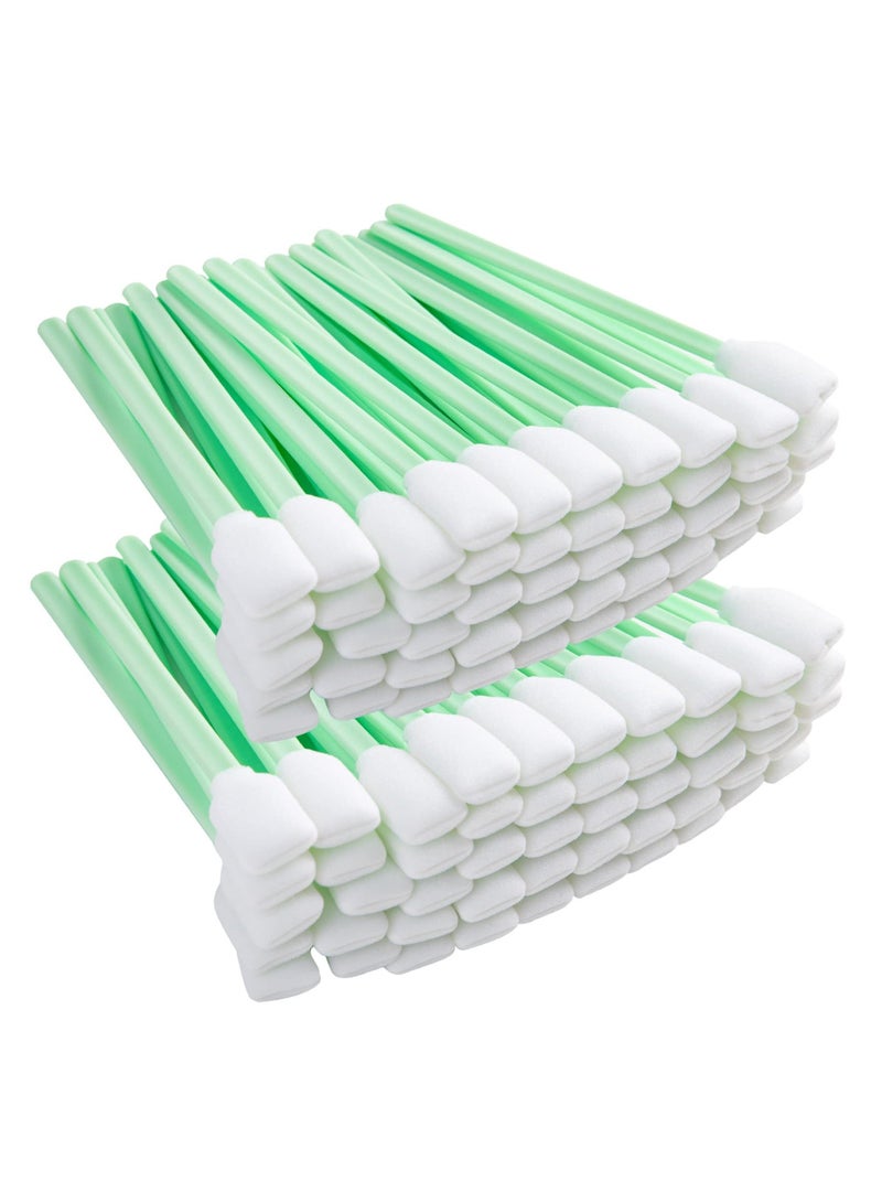 SYOSI Foam Cleaning Swabs, Lint-Free Swabs Tips Sponge Stick for Inkjet Printer, Camera, Optical Lens, and Electronics (100pcs)