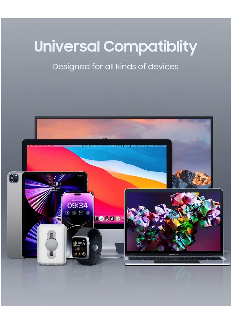 6-in-1 Keyboard Cleaner, Laptop Screen Electronic Cleaner Kit with Soft Brush Keycap Puller, for Airpod, Laptop, PC Monitor, TV, Earbud, Phone, Computer