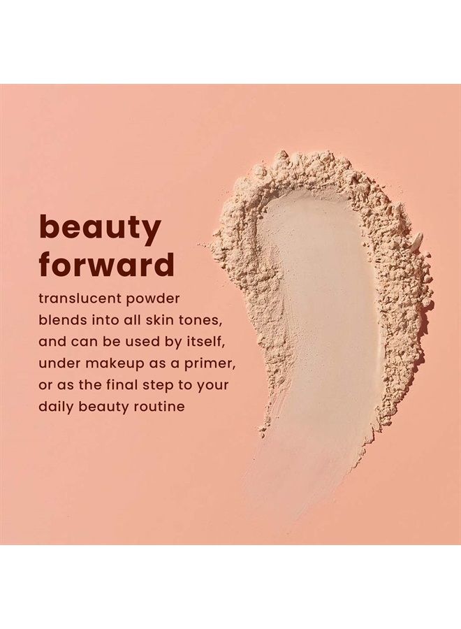Mineral Powder Sunscreen Brush, SPF 30 | SPF Powder Sunscreen for Face, Brush On Sunscreen Powder for Face, Translucent Powder Sunscreen, SPF 30