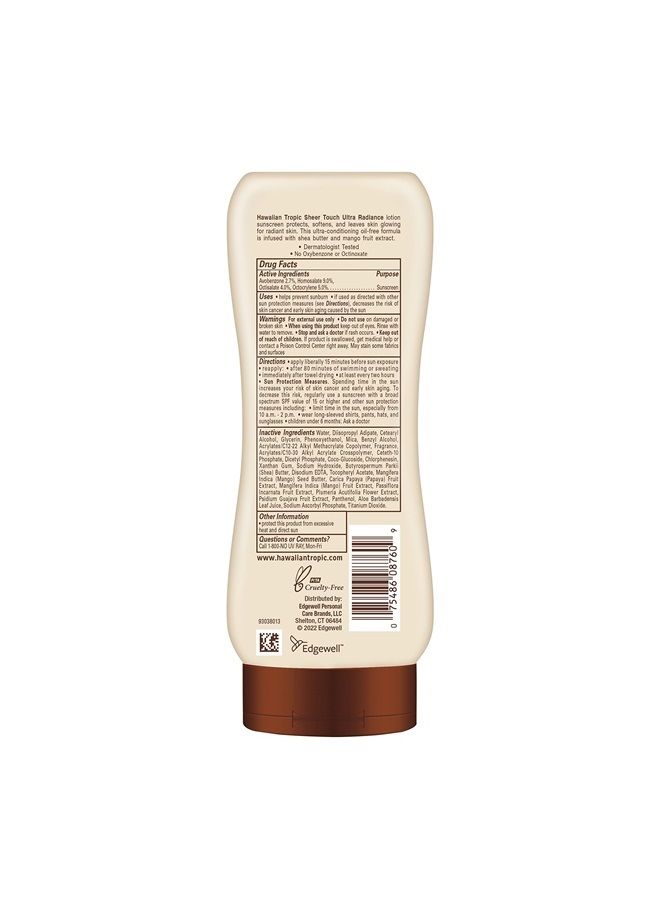 Sheer Touch Lotion Sunscreen, Moisturizing Broad-Spectrum Protection, SPF 50, 8 Ounces, Pack of 2