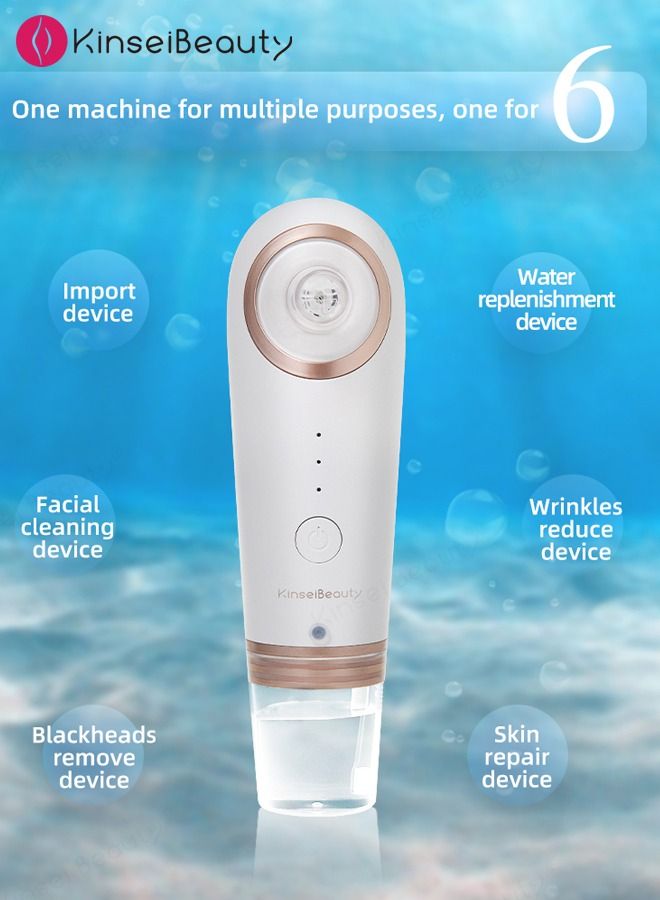 Blackhead Remover 4-In-1 Facial Pore Blackhead Remover Vacuum Cleaning Instrument Golden