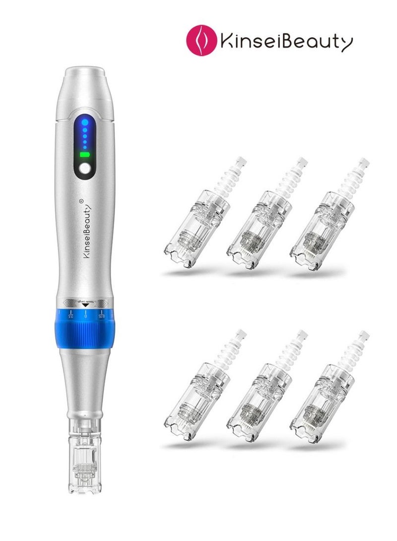 Professional Microneedling Pen, Ultima 2*12 Pin, 2*24 Pin, 2*36 Pin, A6 PRO Derma Pen