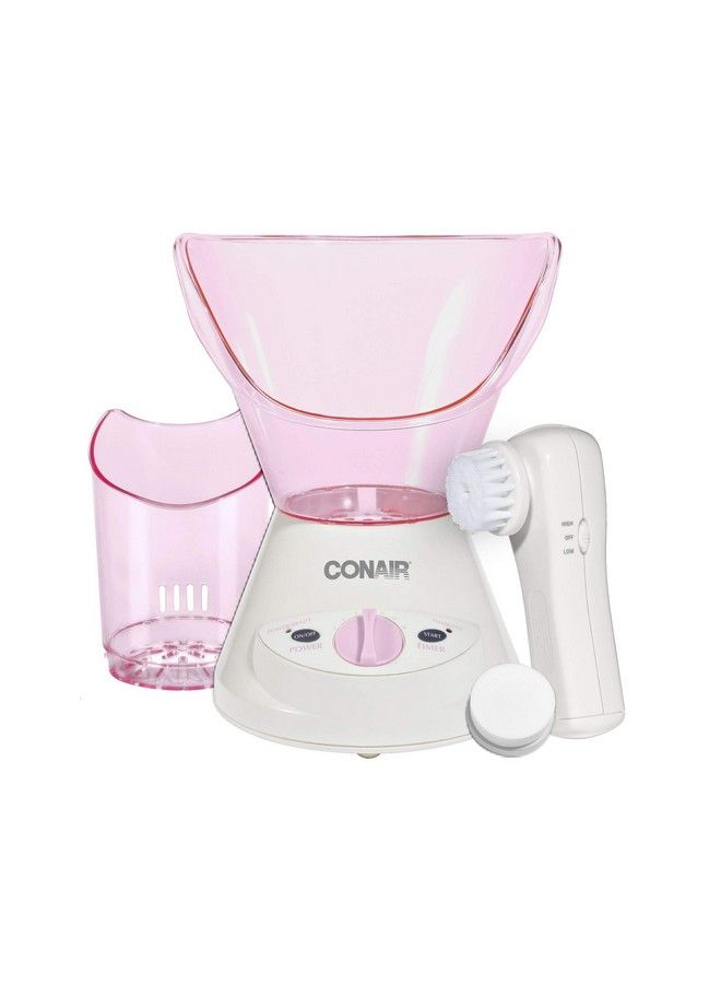 True Glow By Conair Gentle Mist Moisturizing Facial Steamer With Cleansing Brush