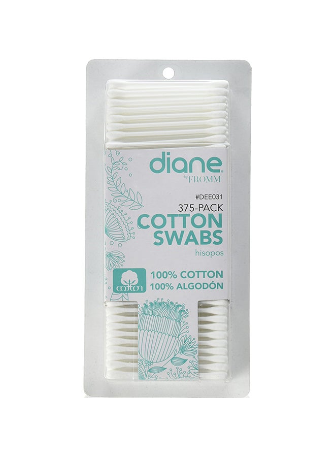 375-Piece Cotton Swabs 8.75x4.25x2inch