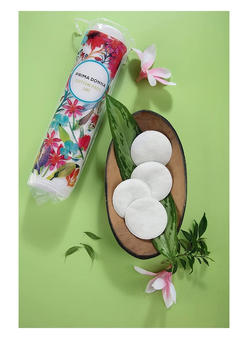 Cotton Pads For Face Make Removal 100 Soft Round Pads Pack Of 2