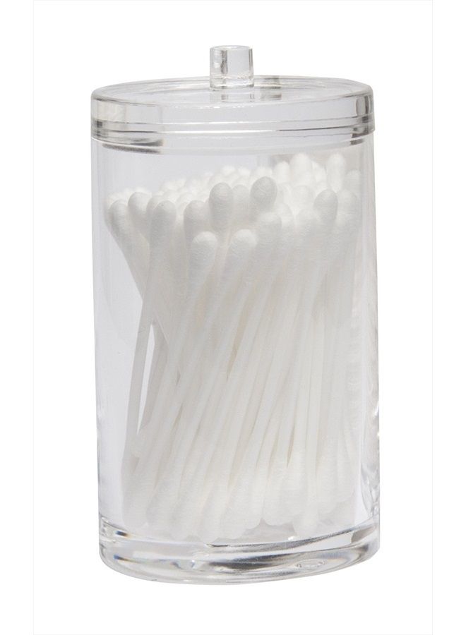 Cotton Swabs 100% Real Cotton Tip Sticks Soft, Gentle on Face, Makeup, and Beauty Applicator, Nail Polish Removal 3 Inches Long, DEE031-375 Count (Pack of 1)