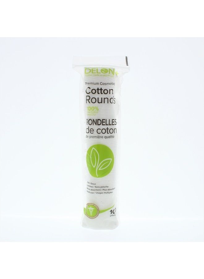 Premium Cosmetic Cotton Rounds, 100 Count