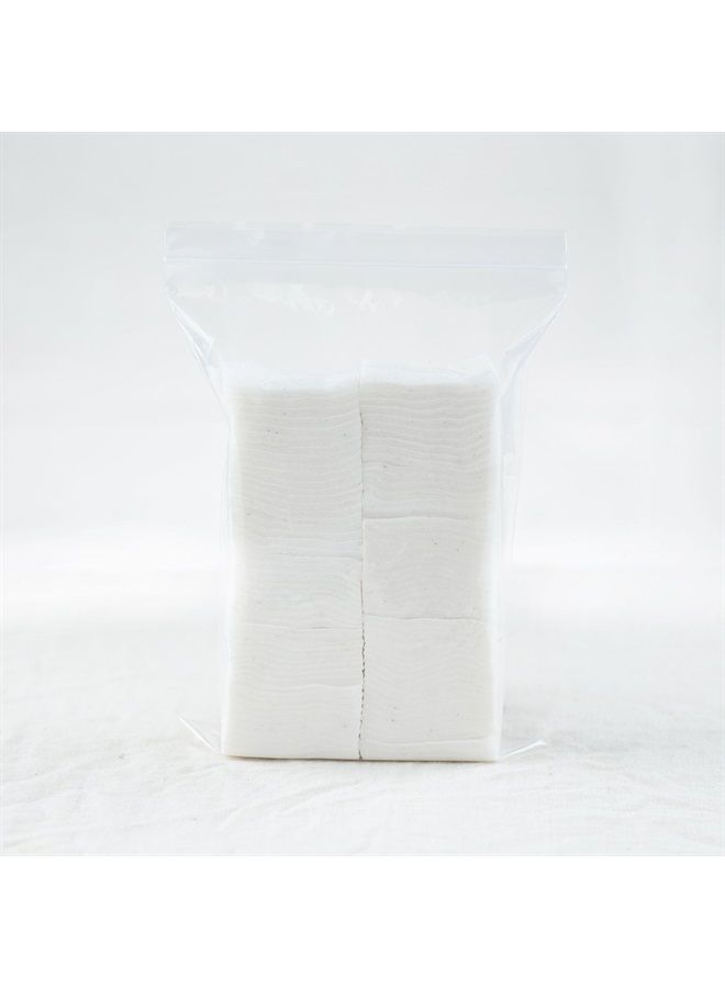 Japanese Organic Cotton Pads 100 Pieces 100% Organic Unbleached [Made in Japan] (4 Packs)