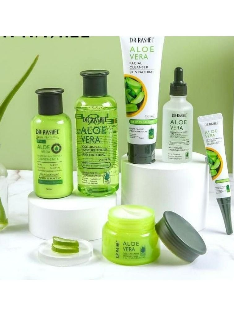 Aloe Vera Skin Natural Soothing & Moisture 6 Piece Set