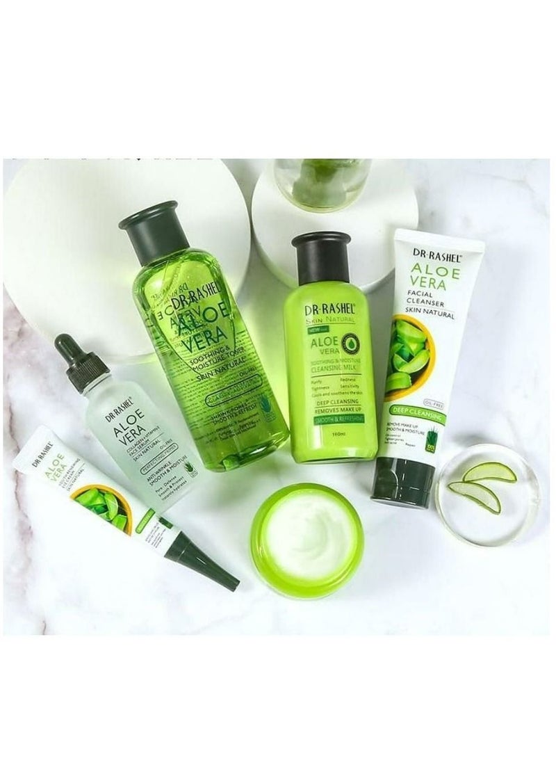 Aloe Vera Skin Natural Soothing & Moisture 6 Piece Set