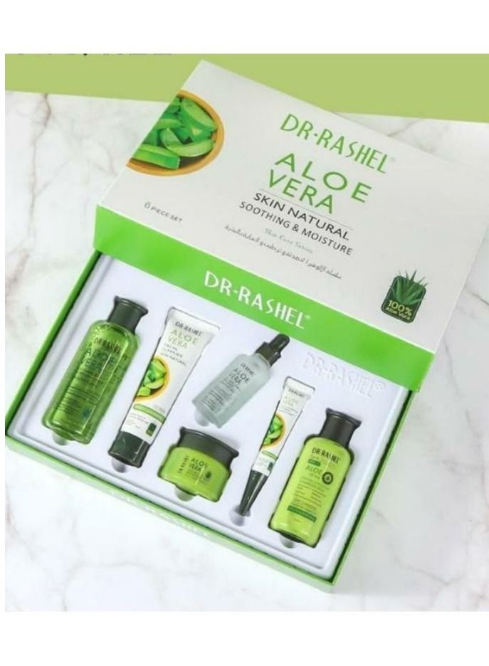 Aloe Vera Skin Natural Soothing & Moisture 6 Piece Set